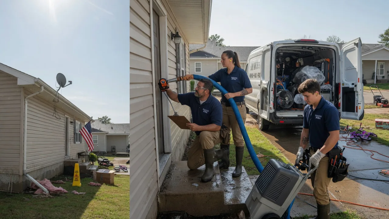 Ceiling Water Damage Restoration in Essexville, MI near me